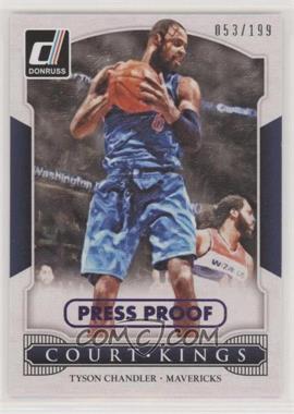 2014-15 Panini Donruss - Court Kings - Press Proof Purple #35 - Tyson Chandler /199