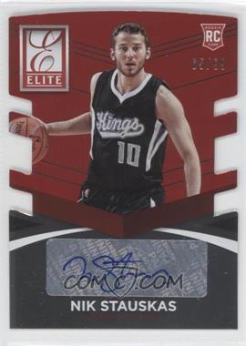 2014-15 Panini Donruss - Elite Status Signatures - Red Die-Cut #26 - Nik Stauskas /99