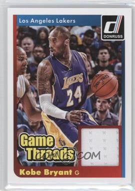 2014-15 Panini Donruss - Game Threads #1 - Kobe Bryant