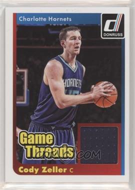 2014-15 Panini Donruss - Game Threads #42 - Cody Zeller