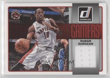 2014-15 Panini Donruss - Gamers Jerseys #3 - DeMar DeRozan