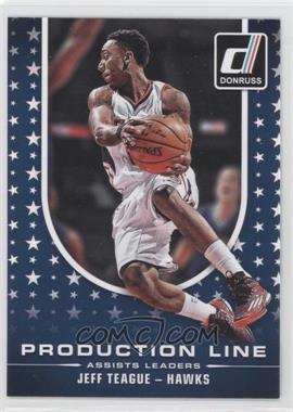 2014-15 Panini Donruss - Production Line Assists #10 - Jeff Teague