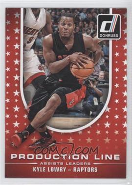 2014-15 Panini Donruss - Production Line Assists #8 - Kyle Lowry