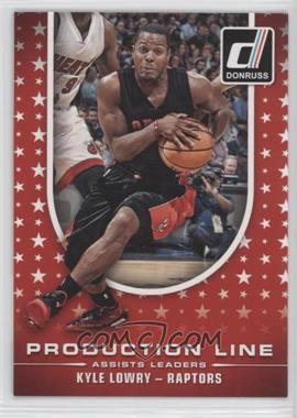 2014-15 Panini Donruss - Production Line Assists #8 - Kyle Lowry