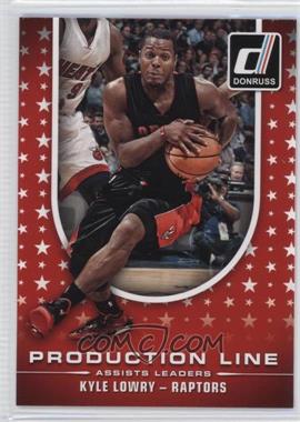 2014-15 Panini Donruss - Production Line Assists #8 - Kyle Lowry