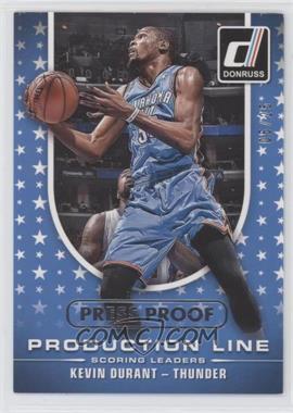 2014-15 Panini Donruss - Production Line Scoring - Press Proof Silver #1 - Kevin Durant /25