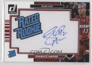 2014-15 Panini Donruss - Rated Rookie Signature Patches #RR-SN - Shabazz Napier