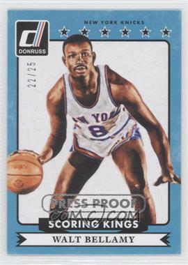 2014-15 Panini Donruss - Scoring Kings - Press Proof Silver #49 - Walt Bellamy /25