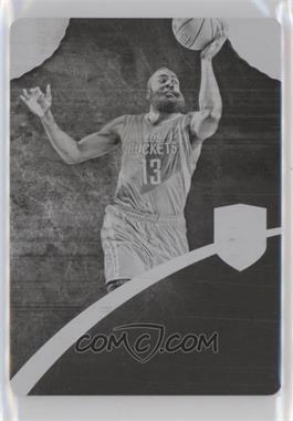 2014-15 Panini Eminence - Autographs - Printing Plate Black #6 - James Harden /1