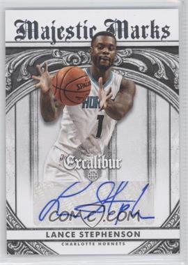 2014-15 Panini Excalibur - Majestic Marks Signatures #10 - Lance Stephenson