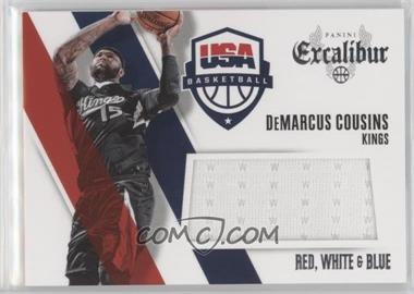 2014-15 Panini Excalibur - Red White and Blue Jerseys #1 - DeMarcus Cousins