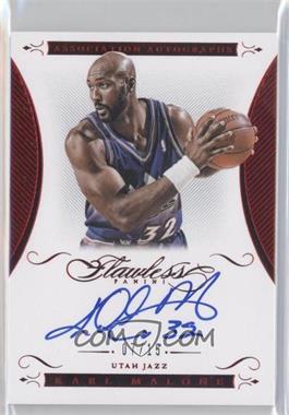 2014-15 Panini Flawless - Association Autographs - Ruby #AA-KM - Karl Malone /15