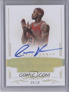 2014-15 Panini Flawless - Flawless Finishes - Gold #FF-DR - Dennis Rodman /10