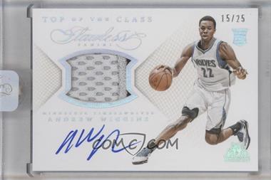2014-15 Panini Flawless - Top of the Class Autograph Memorabilia #TC-AW - Andrew Wiggins /25 [Uncirculated]