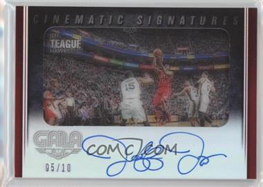 2014-15 Panini Gala - Cinematic Signatures - Crimson #24 - Jeff Teague /10