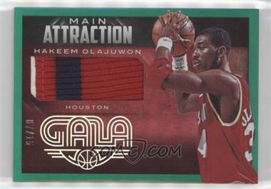 2014-15 Panini Gala - Main Attraction Memorabilia - Jade #41 - Hakeem Olajuwon /15