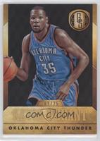 Kevin Durant (Blue Jersey Dribbling Ball) #/25