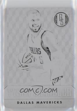 2014-15 Panini Gold Standard - [Base] - Printing Plate Black #90 - Tyson Chandler /1