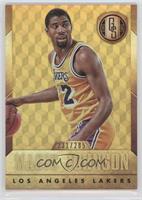 Magic Johnson (Yellow Jersey, Dribbling Ball) #/285