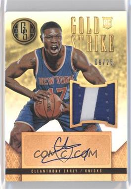 2014-15 Panini Gold Standard - Gold Strike - Prime #14 - Cleanthony Early /25