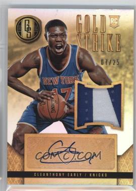 2014-15 Panini Gold Standard - Gold Strike - Prime #14 - Cleanthony Early /25