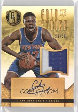 2014-15 Panini Gold Standard - Gold Strike - Prime #14 - Cleanthony Early /25