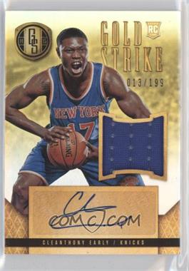 2014-15 Panini Gold Standard - Gold Strike #14 - Cleanthony Early /199