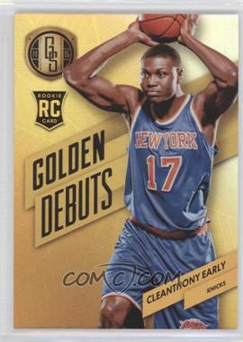2014-15 Panini Gold Standard - Golden Debuts #22 - Cleanthony Early /50