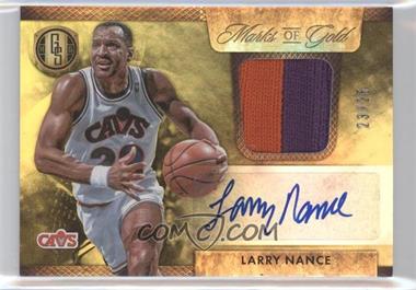 2014-15 Panini Gold Standard - Marks of Gold - Prime #24 - Larry Nance /25