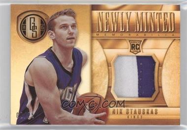 2014-15 Panini Gold Standard - Newly Minted Memorabilia #NM-NS - Nik Stauskas /25