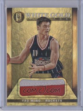 2014-15 Panini Gold Standard - White Gold Threads - Prime #47 - Yao Ming /25