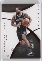 Deron Williams #/25