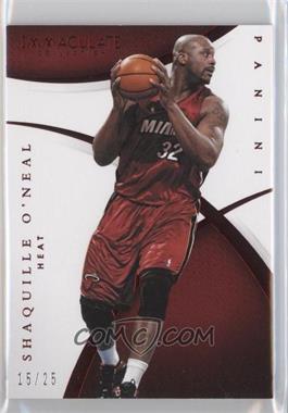 2014-15 Panini Immaculate Collection - [Base] - Red #97 - Shaquille O'Neal /25