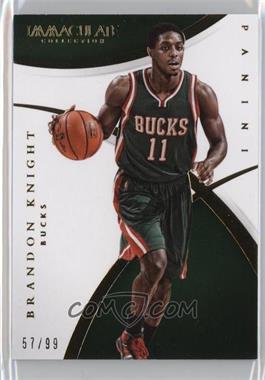 2014-15 Panini Immaculate Collection - [Base] #66 - Brandon Knight /99