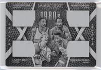 Alex English, Moses Malone, Larry Bird, Dominique Wilkins #/1