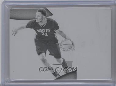 2014-15 Panini Immaculate Collection - Dual Memorabilia - Printing Plate Black #DM-AW - Andrew Wiggins /1