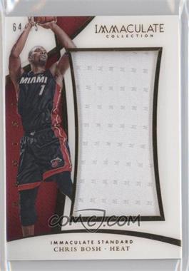 2014-15 Panini Immaculate Collection - Immaculate Standard #IS-CB - Chris Bosh /75