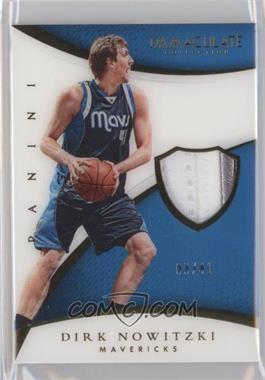 2014-15 Panini Immaculate Collection - Patches #P-DN - Dirk Nowitzki /41