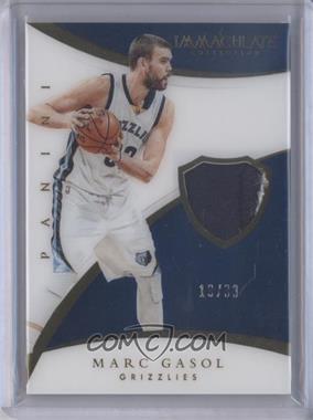 2014-15 Panini Immaculate Collection - Patches #P-MGA - Marc Gasol /33