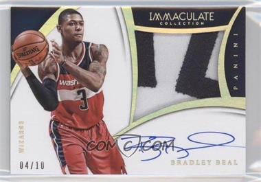 2014-15 Panini Immaculate Collection - Premium Autograph Patches - Gold #50 - Bradley Beal /10