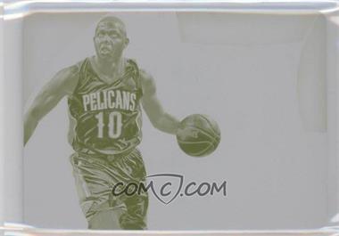 2014-15 Panini Immaculate Collection - Premium Autograph Patches - Printing Plate Yellow #49 - Eric Gordon /1