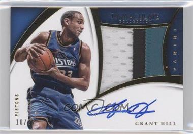 2014-15 Panini Immaculate Collection - Premium Autograph Patches #22 - Grant Hill /25