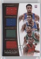 K.J. McDaniels, Cleanthony Early, Marcus Smart, Bruno Caboclo #/49