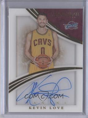 2014-15 Panini Immaculate Collection - Shadowbox Signatures #SH-KL - Kevin Love /35