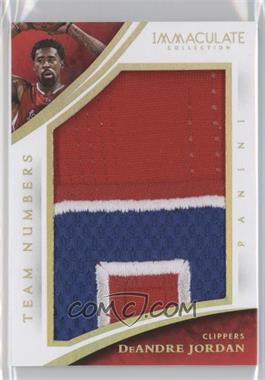 2014-15 Panini Immaculate Collection - Team Logos - Numbers #58 - DeAndre Jordan /11