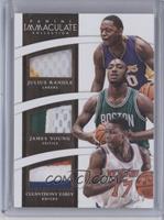 Julius Randle, James Young, Cleanthony Early #/10