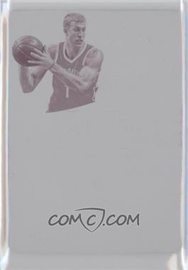 2014-15 Panini Immaculate Collection - Veteran Jumbo Tags - Printing Plate Magenta #VJT-37 - Mason Plumlee /1