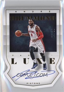 2014-15 Panini Luxe - Die-Cut Autographs - Gold #DC-ADR - Andre Drummond /10