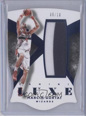 2014-15 Panini Luxe - Memorabilia Die-Cuts Prime - Blue #18 - Marcin Gortat /10