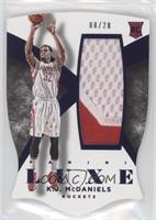 K.J. McDaniels #/20